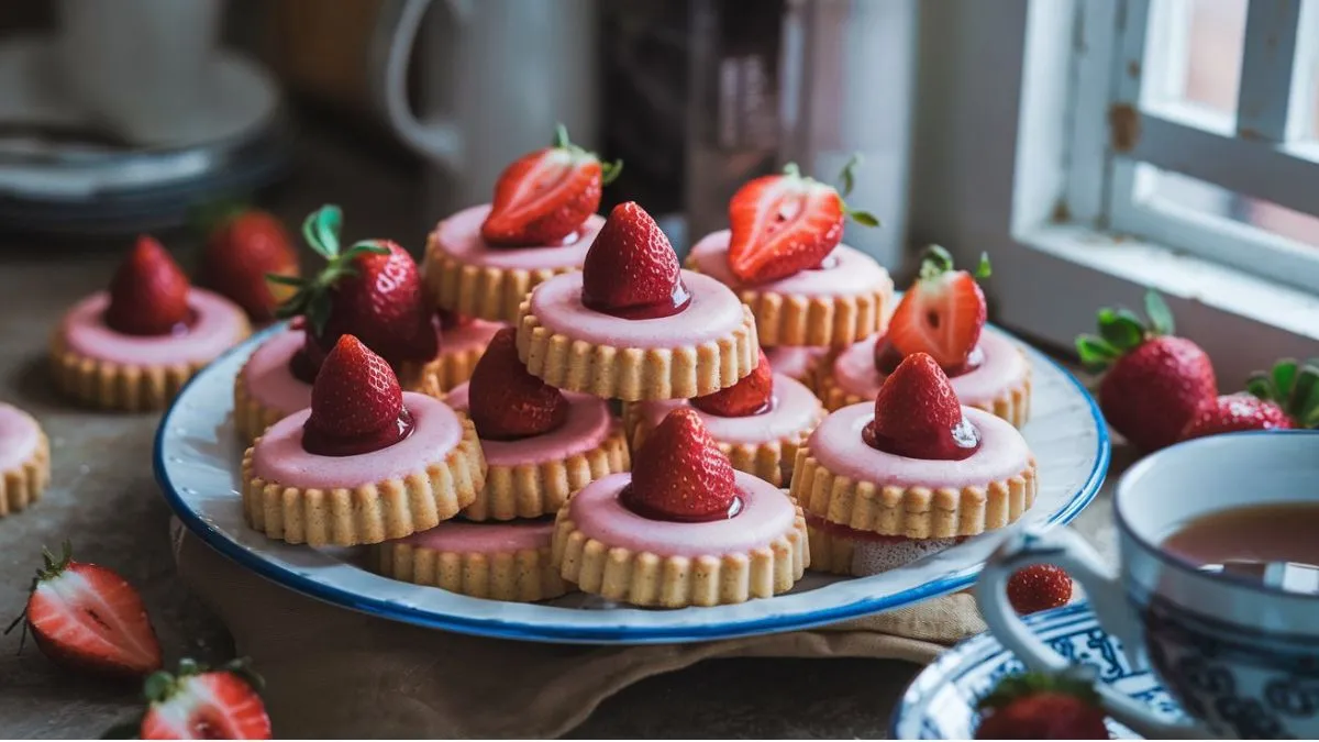Strawberry Kiss Cookies