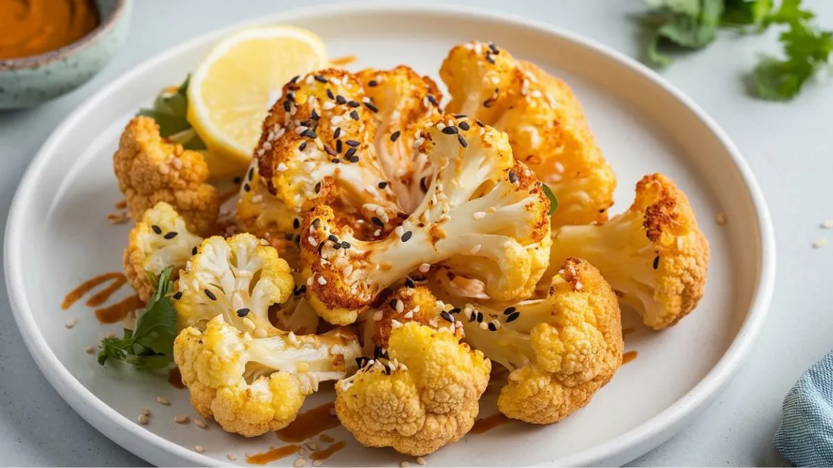 Air Fryer Sesame Cauliflower