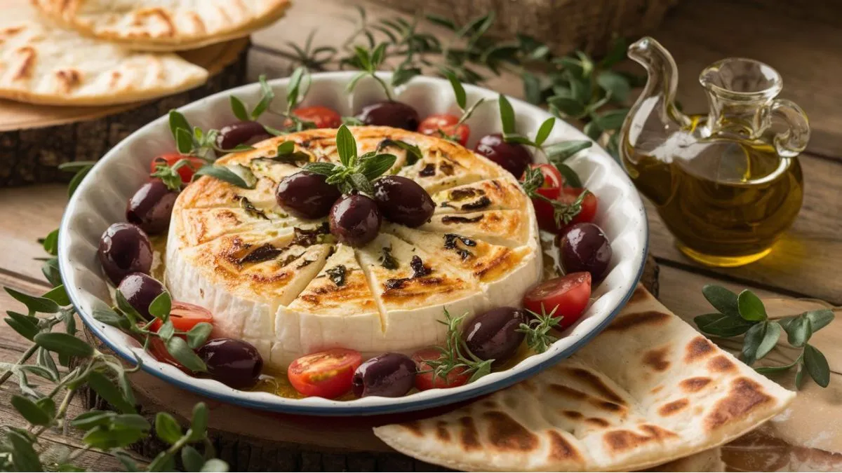 Baked Feta with Olives