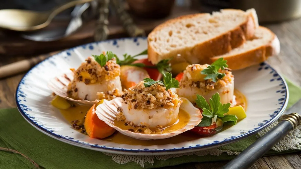 Baked Scallops